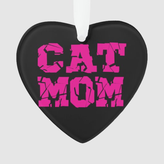 Cat mama ornament (voorkant)