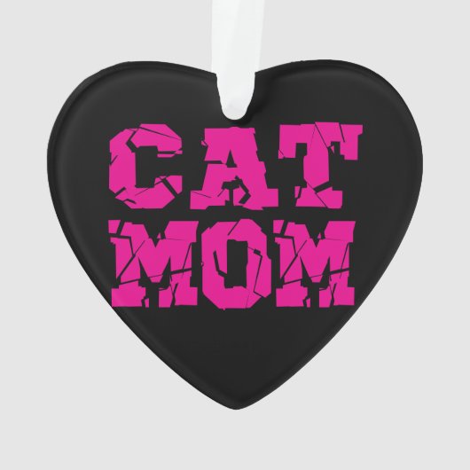 Cat mama ornament (achterkant)