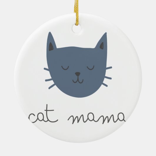 Cat Mama Ornement (Dos)