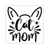 Cat mama 	rubberstempel (Afrduk)
