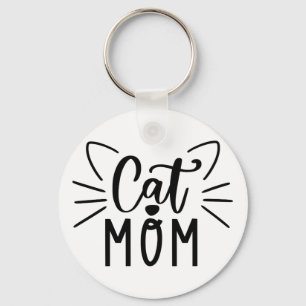 Cat mama sleutelhanger