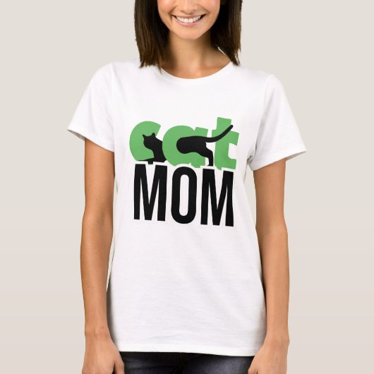 Cat mama t-shirt (Voorkant)