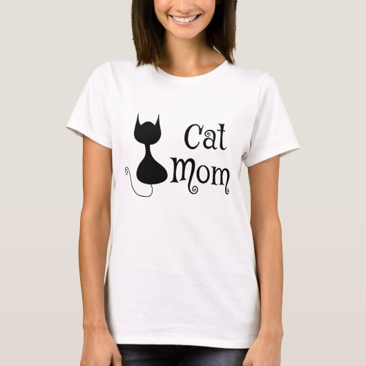 Cat mama t-shirt (Voorkant)