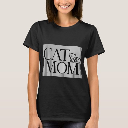 Cat mama t-shirt (Voorkant)