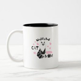 Cat mama tweekleurige koffiemok