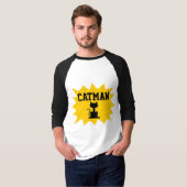 CAT MAN CATMAN T-Shirts Rétro (Devant entier)