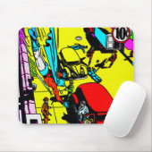 Cat-Man Comics Mousepad uit 1940 Muismat (Met muis)