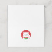 Cat Maneki Neko Japan Lucky Cat Funny Gift Idea (Buitenkant ongevouwen)