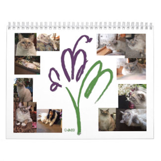 Cat Mascot Calendar Kalender