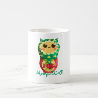 Cat Matryoshka Doll Koffiemok