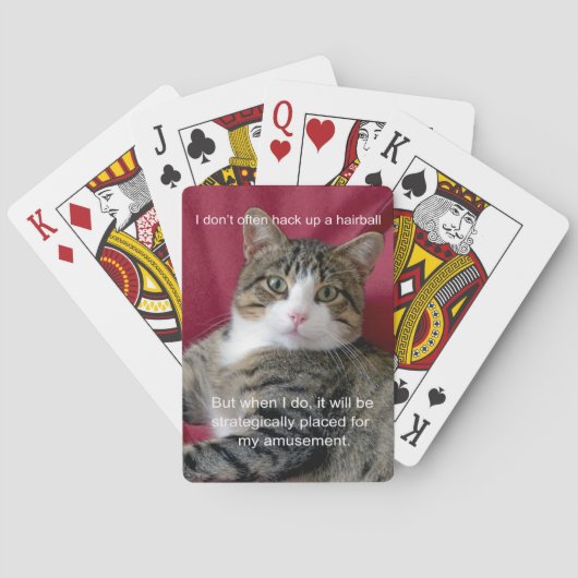Cat Meme Pokerkaarten (Achterkant)