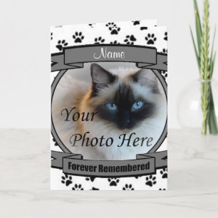 Cat Memorial Announcement - Forever herdacht Aankondiging