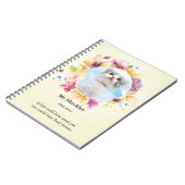 Cat Memorial Custom Photo Journal Notitieboek (Linkerzijde)
