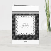 Cat Memorial Faire-part - Perte d'animal (Dos)