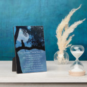Cat Memorial How Beauful Heaven must be Plaque Fotoplaat (Zijkant)