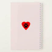 Cat Memorial Journal Pale Pink (Verso)