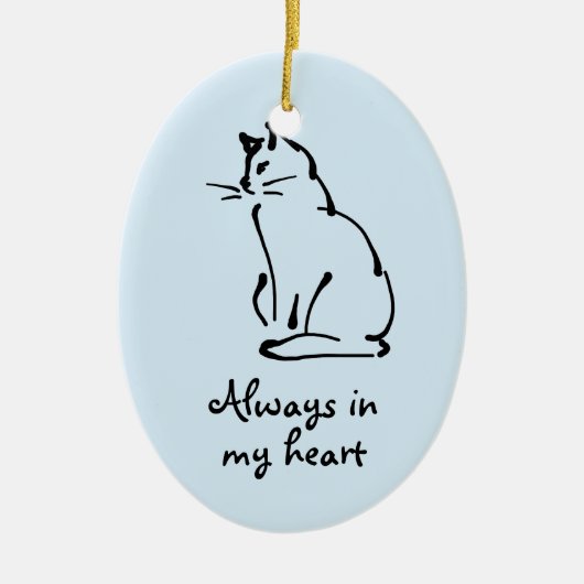  Cat Memorial Ornament (Voorkant)