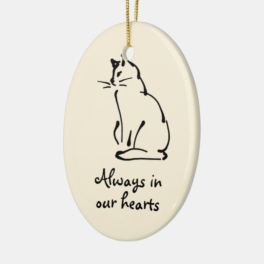 Cat Memorial Ornament (Links)
