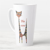 Cat Meow Latte Mug (Angle gauche)