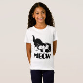 Cat Meow T-shirt (Voorkant volledig)