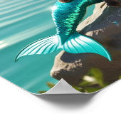 Cat Mermaid for Siamese cat lovers Poster (Coin)