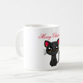 Cat Merry kerst Koffiemok (Voorkant links)