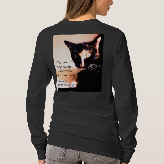 Cat Messenger T-shirt (Achterkant)