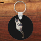 Cat Metal Sleutelhanger (Achterkant)