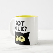 Cat Milk? leuk kattenmeme koffie mok cadeau (Voorkant links)