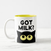 Cat Milk? leuk kattenmeme koffie mok cadeau (Links)