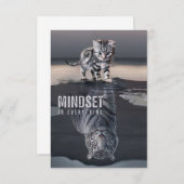 Cat Mindset is alles Bedankkaart (Voorkant / Achterkant)