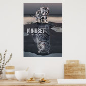 Cat Mindset is alles Poster (Keuken)