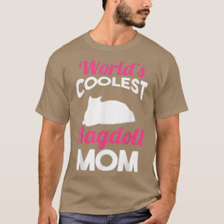 Cat moeder Ragdoll mama T-shirt