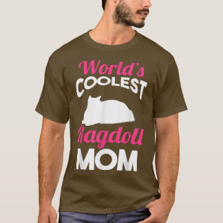 Cat moeder Ragdoll mama T-shirt