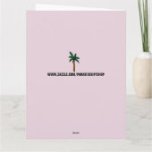 CAT MOM ART FILLE CARTE D'ANNIVERSAIRE ADAPTÉE 4 F (Dos)