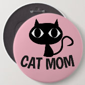 CAT MOM-Buttonnen Ronde Button 6,0 Cm (Voorkant /achterkant)