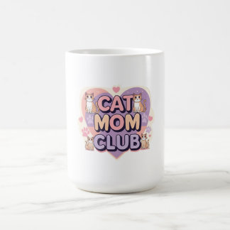 Cat Mom Club - Schattigee keramische Mok voor trot