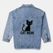 CAT MOM DENIM JEAN JACKET (Verso)