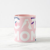 CAT MOM, Floral rose et Mug Feuille (Centre)