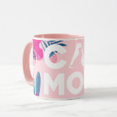 CAT MOM, Floral rose et Mug Feuille (Devant gauche)