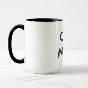 Cat Mom Heart Design Minimalistische kattenliefh Mok