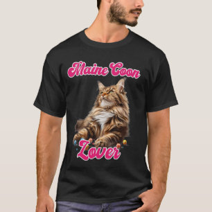 Cat Mom MAINE COON LOVER Maine Coon Eigenaar T-shirt