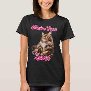 Cat Mom MAINE COON LOVER Maine Coon Eigenaar T-shirt