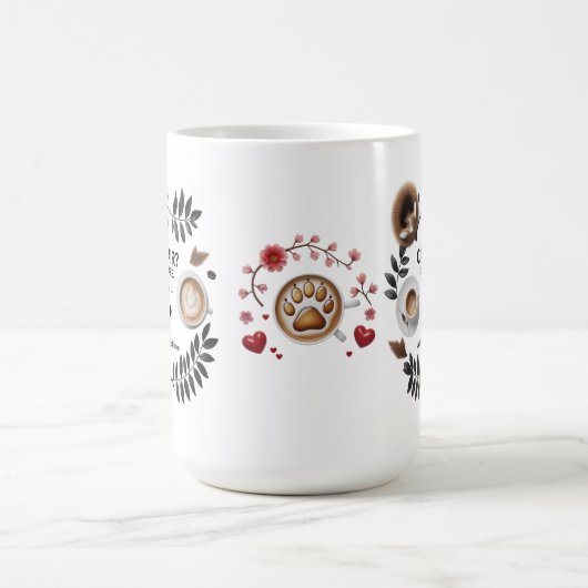 Cat Mom Morphing Mok – 15 oz Magic Coffee Cup (Midden)