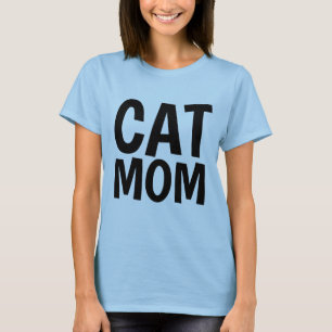 CAT MOM roze T-shirts & tanktops