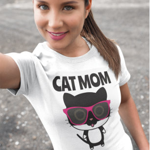CAT MOM SUNGLASSSES T-shirts CAT COOL