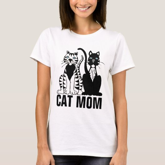 CAT MOM T-SHIRTS (Voorkant)