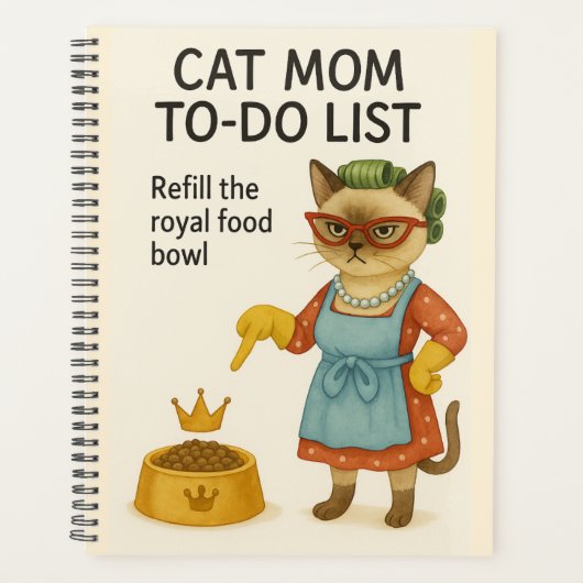 Cat Mom to do list  Planner (Voorkant)