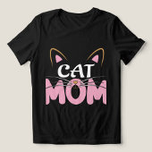 Cat Mom  Tri-Blend Shirt