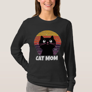 CAT MOM VINTAGE RETRO HUIT 80s T-Shirts